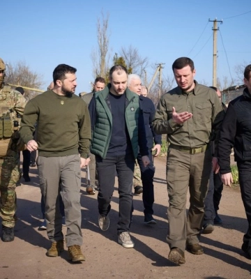 Зеленський поїхав із робочою поїздкою на Херсонщину