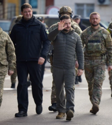 Зеленський поїхав із робочою поїздкою на Херсонщину