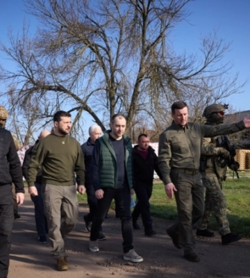 Зеленський поїхав на Херсонщину – провів нараду з безпекових питань і відновлення критичної інфраструктури