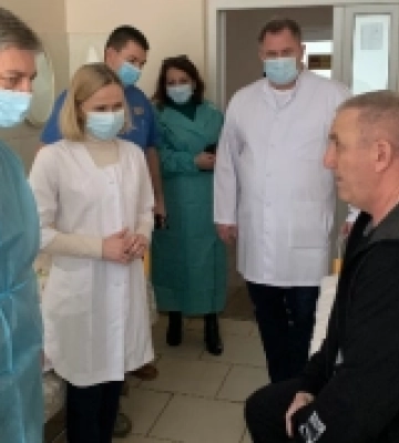 Міський голова Ковеля відвідав у лікарні поранених військовослужбовців