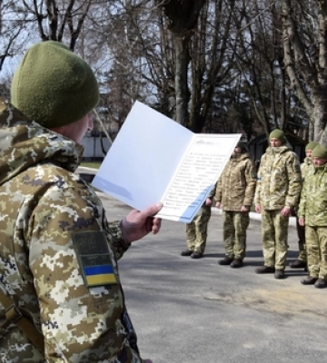 Волинський прикордонний загін поповнився новобранцями 
