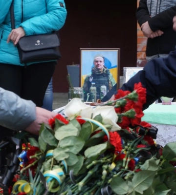 В Охтирці попрощались із загиблим Героєм Едуардом Пушкарем