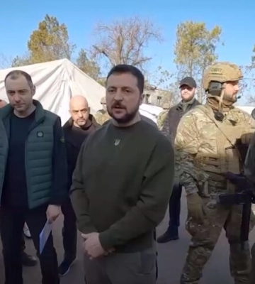 Зеленський відвідав Херсонську область: подробиці