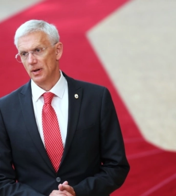 До України прибув прем&#039;єр-міністр Латвії Каріньш