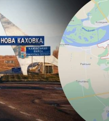 Російські військові вийшли з Нової Каховки: показуємо місто на карті
