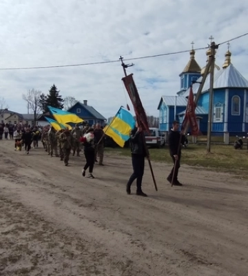 На Волині прощались з Героєм Андрієм Михальчуком 