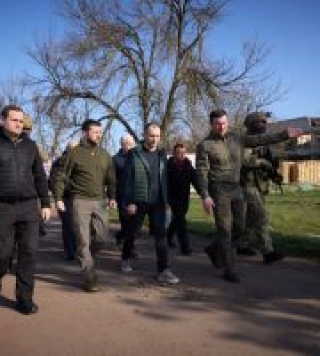 Президент України здійснив робочу поїздку у Херсонську область