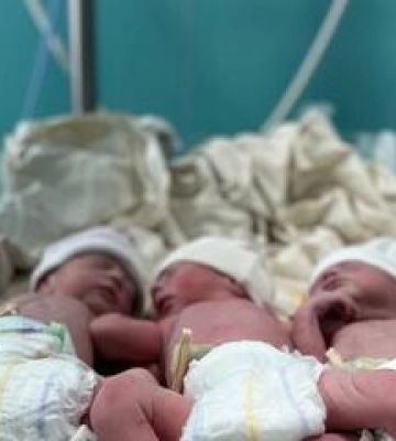  На Полтавщині народилася трійня: дві дівчинки і хлопчик