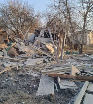 Унаслідок ворожих обстрілів прикордоння Харківщини пошкоджені будинки і лінії електропередач