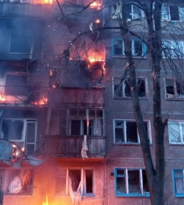 Росіяни обстріляли 12 населених пунктів Донеччини: є влучання у будинки і лікарню