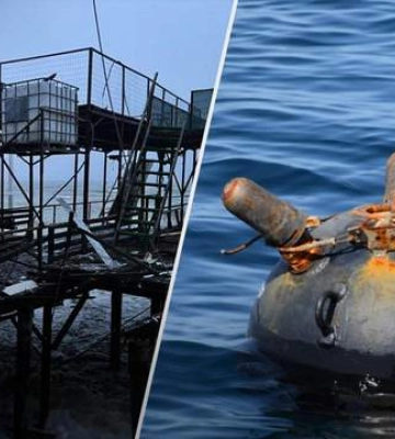 Под Одессой обнаружили две морские мины: одна сдетонировала у базы отдыха, другую – обезвредили