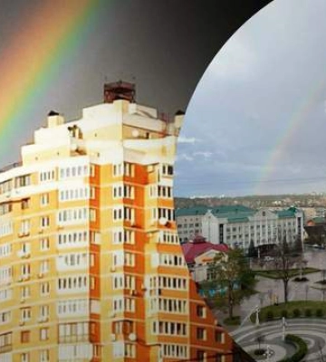 Над Києвом і Львовом і Одесою засяяла подвійна веселка: від фото перехоплює подих