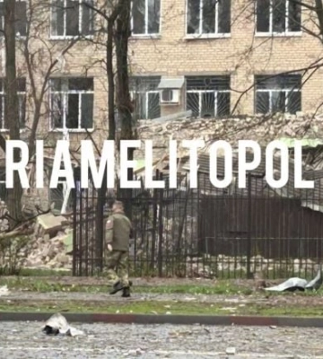 Появились первые фото с места взрывов в микрорайоне в Мелитополе (фото, видео)