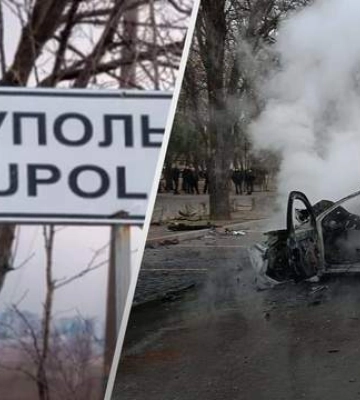 У Маріуполі могло вибухнути авто одного з командирів окупантів