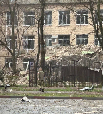 У Мелітополі обстріляно кілька будівель, в яких базувалися війська РФ