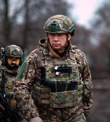 Командувач Сухопутних військ Сирський знову відвідав район Бахмута