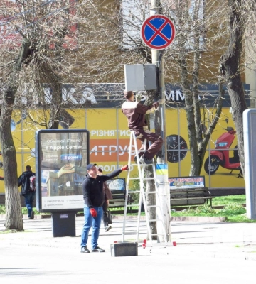 У центрі Кропивницького через технічні роботи не працюють світлофори (фоторепортаж)