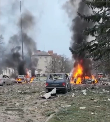 Армія РФ вдарила по Слов&#039;янську, є загиблий (ВІДЕО)
