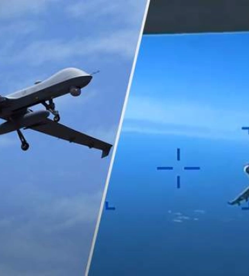 Сбитый MQ-9 Reaper был вплотную к главной базе РФ в оккупированном Крыму – Defense Express
