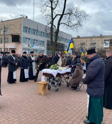 Костопільська громада попрощалася з Данилом Шевчуком