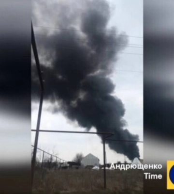 Возле Мариуполя детонирует склад с боеприпасами оккупантов (видео)