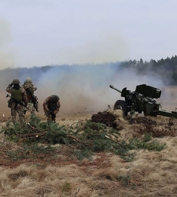 На Волині воїни ТРО тренуються палити групові та одиночні цілі противника 