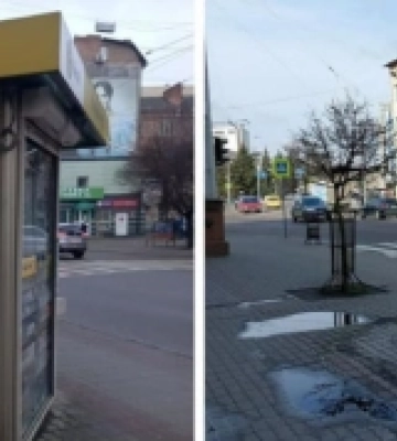 У центрі Луцька демонтували сигаретні кіоски