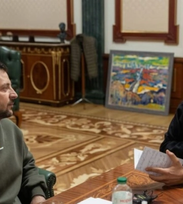 Зеленський зустрівся із зіркою «Піратів Карибського моря» Орландо Блумом