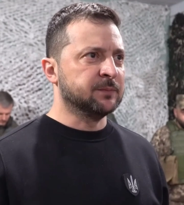 Зеленский посетил передовые позиции военных в Запорожской области