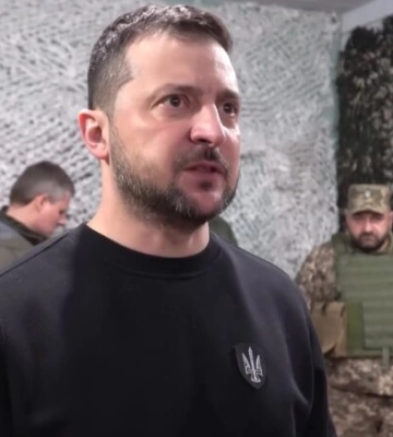 Зеленський відвідав передові позиції ЗСУ у Запорізькій області: відео