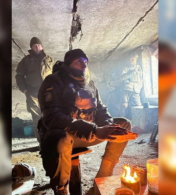 «На передовій я заради майбутнього дружини та сина, який скоро народиться і буде жити в вільній Україні», – гвардієць з Бахмуту