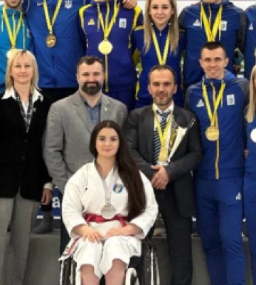 Львівські каратисти у складі української команди вибороли золото чемпіонату Європи