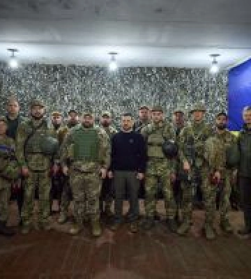Глава держави відвідав передові позиції українських військ у Запорізькій області (доповнено)