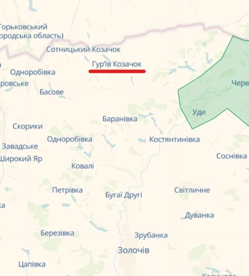 Окупанти з гелікоптерів обстріляли село Гур‘їв Козачок