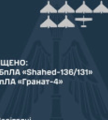 Повітряні Сили ЗСУ знищили 12 ворожих &quot;Шахедів&quot; під час нічної атаки