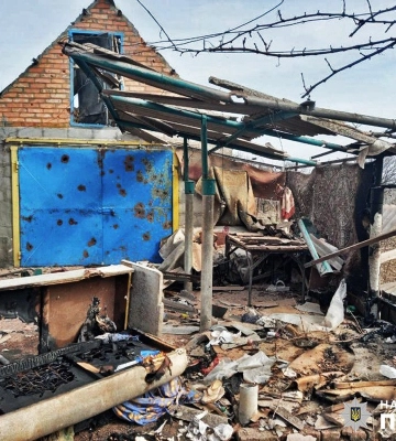 Населені пункти Запорізької області зазнали понад 150 ворожих ударів – поліція зібрала докази воєнних злочинів