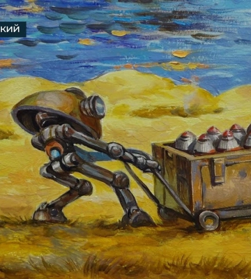 Картини художника, в якого недавно купив роботу Кличко, привезли у Кропивницький (відео)