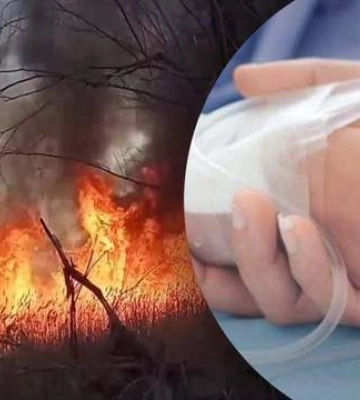 В Винницкой области неизвестные подожгли заросли, где рыбачил мальчик