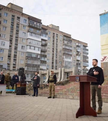 Зеленський приїхав з візитом в Охтирку