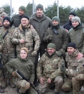 Кличко відвідав полігон однієї з військових частин Нацгвардії на Київщині