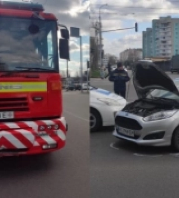 У Луцьку легковик зіштовхнувся з автомобілем рятувальників
