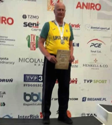Волинський спортсмен здобув срібло Чемпіонату світу з легкої атлетики серед ветеранів