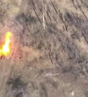 Знищення ворожого самохідного міномета 2С4 &quot;Тюльпан&quot; на Донеччині. ВIДЕО