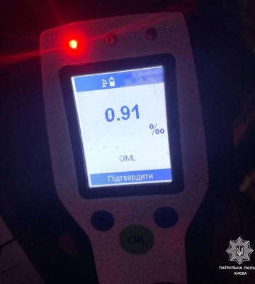 П&#039;яний та без водійських прав: У Києві водій порушив комендантську годину та тікав від патрульних