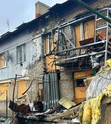 Поліція показала руйнування у Запорізькій області