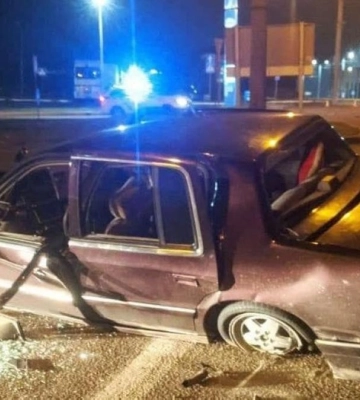 П`яному водієві, який &quot;влетів&quot; у стовп на кільці у Рівному, загрожує до 3 років