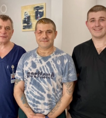 Львівські медики наново сформували череп захисникові, який потрапив під мінометний обстріл