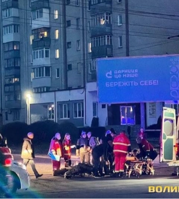ДТП в Луцьку: легковик збив мотоцикліста