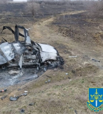 На Харківщині цивільний автомобіль підірвався на міні