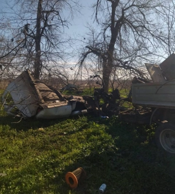 Електромонтери підірвалися на російській міні в Херсонській області